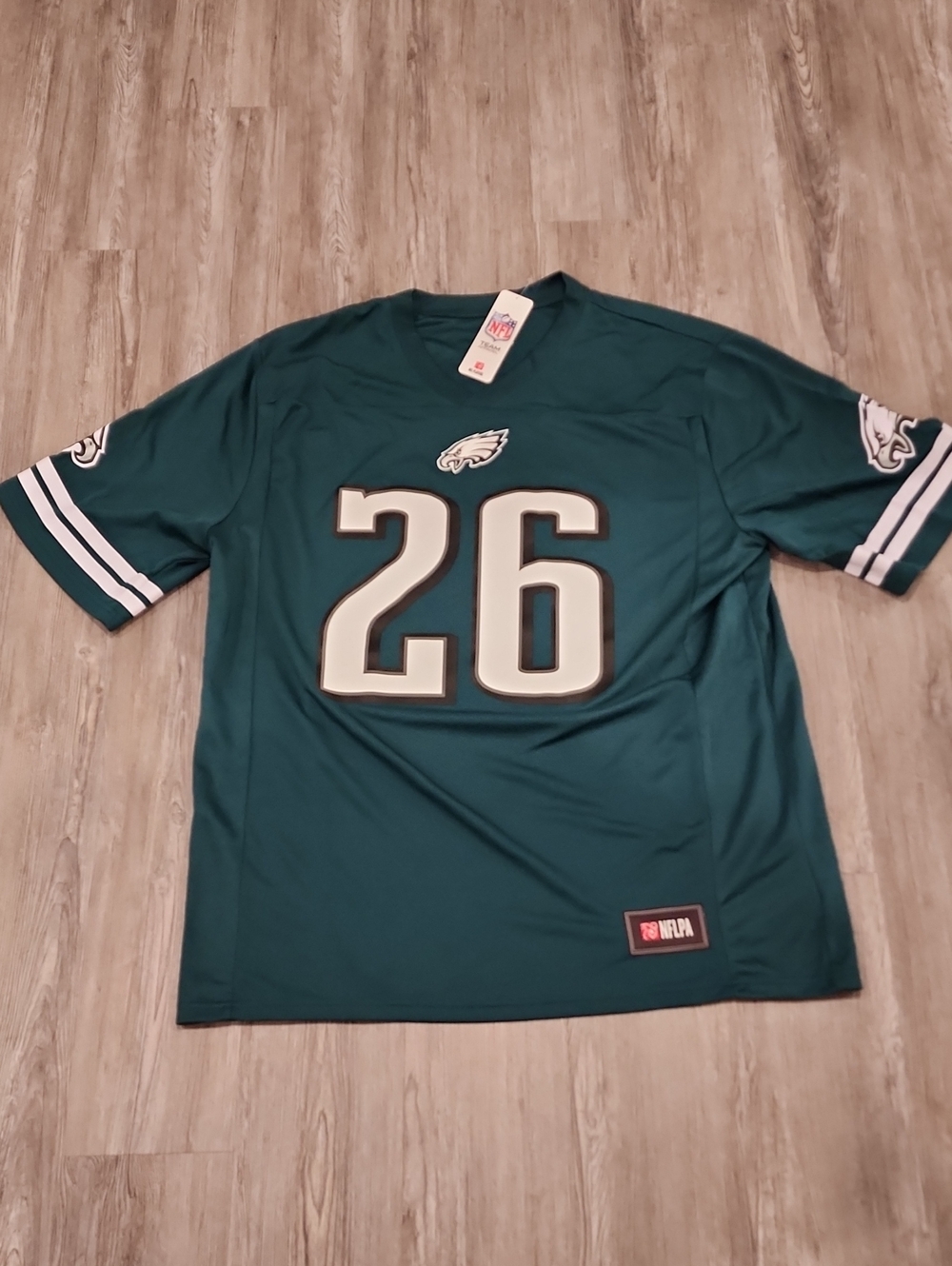 NFL Philadelphia Eagles #26 Barkley Teal Men's Jersey